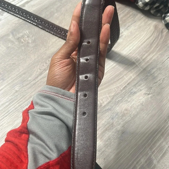 Cole Haan Brown Leather Belt - Picture 7 of 9